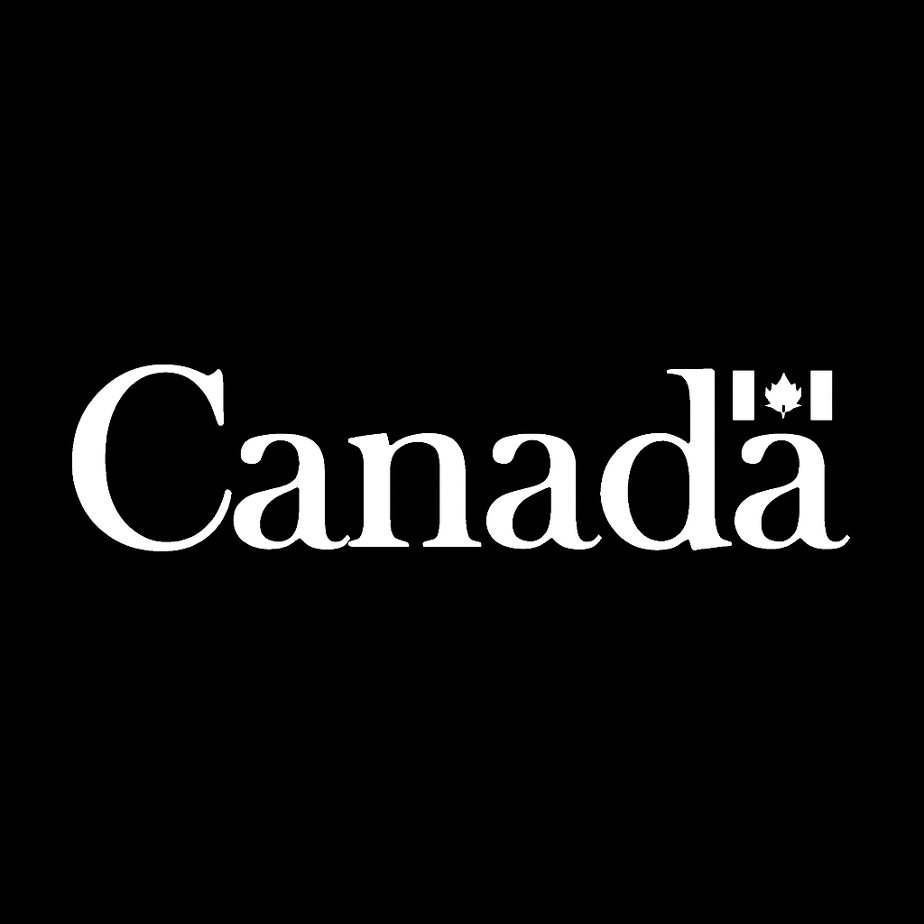 Canada text with flag